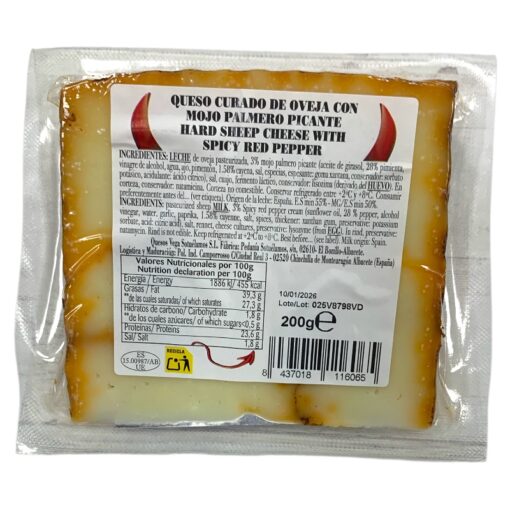 Queso Curado de Oveja  Diablo 200 gr - Imagen 2