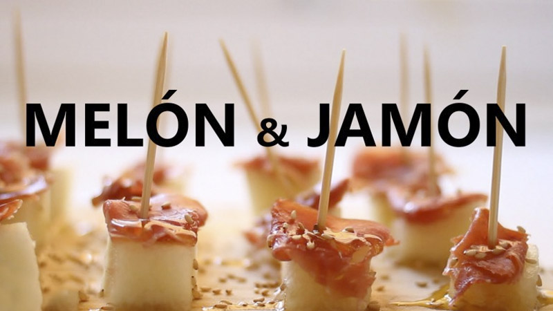 Recetas Gourmet: Jamón Ibérico con melón, rápido y delicioso